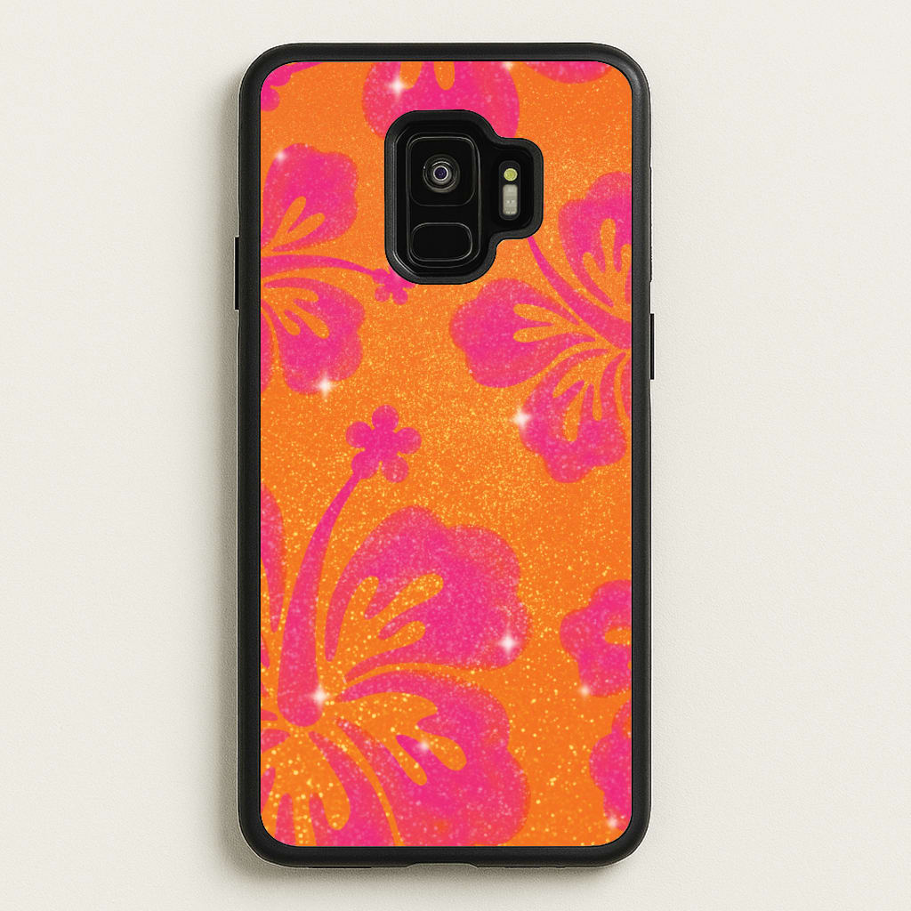 Shimmer Hibiscus Phone Case