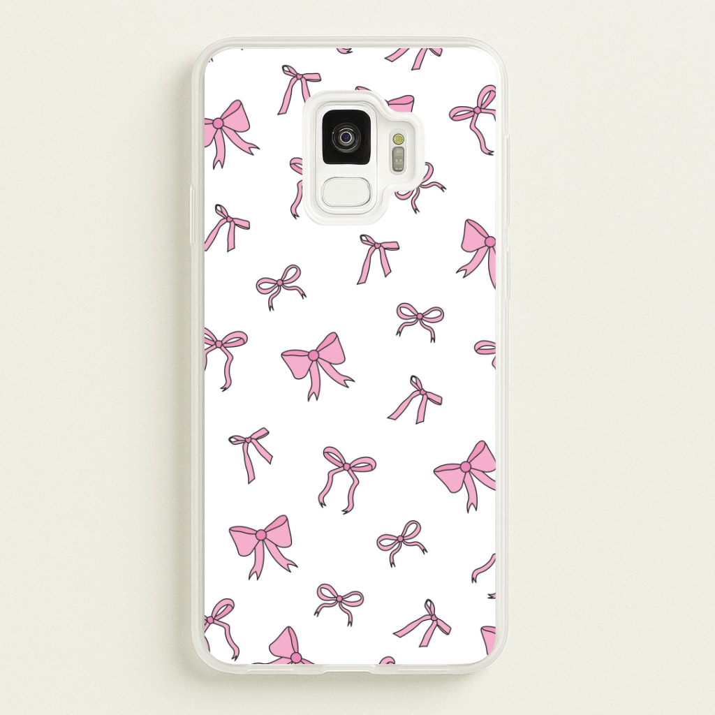 Coquette Variety Pink Bows Pattern Phone Case