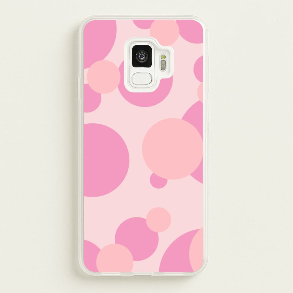 Pink Bubble Pattern Phone Case