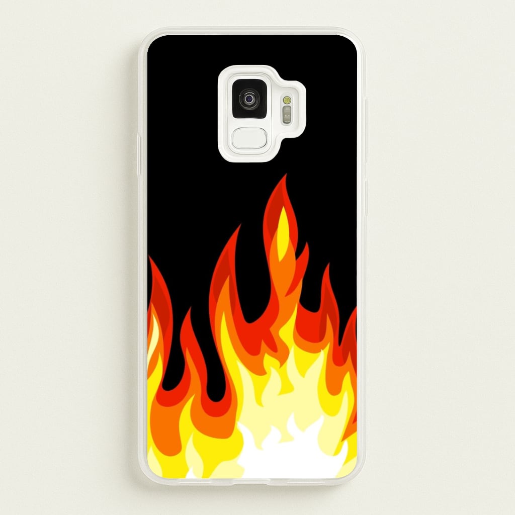 Black Flame Phone Case