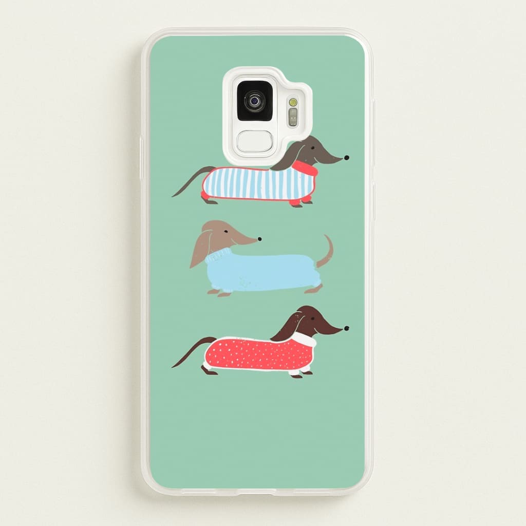 Sausage Dogs in Jumpers Phone Case