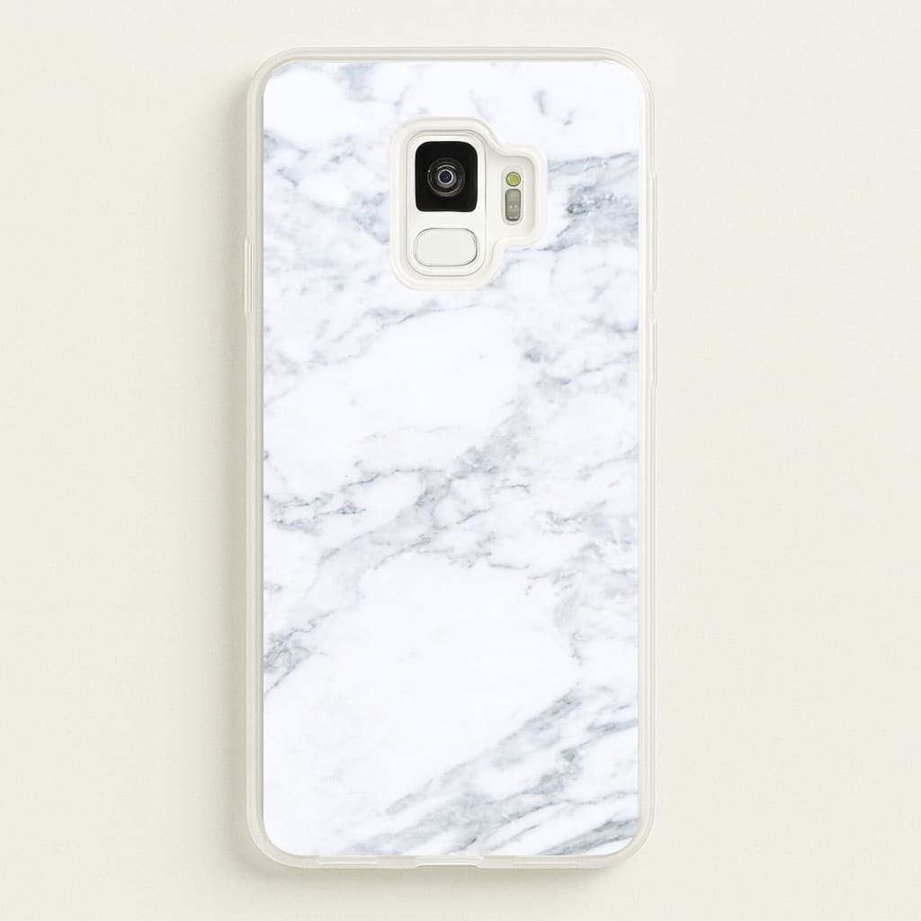 White Marble Pattern Phone Case