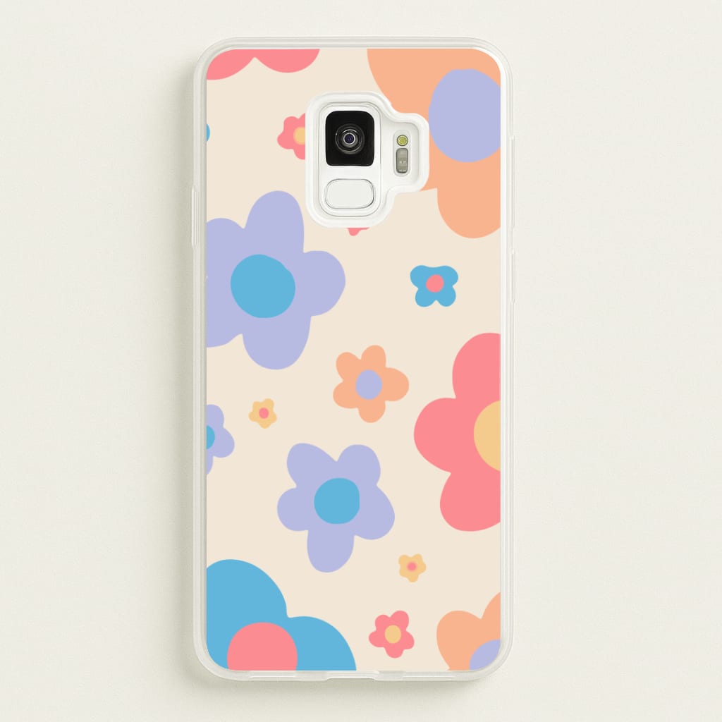 Playful Flower Pattern Phone Case