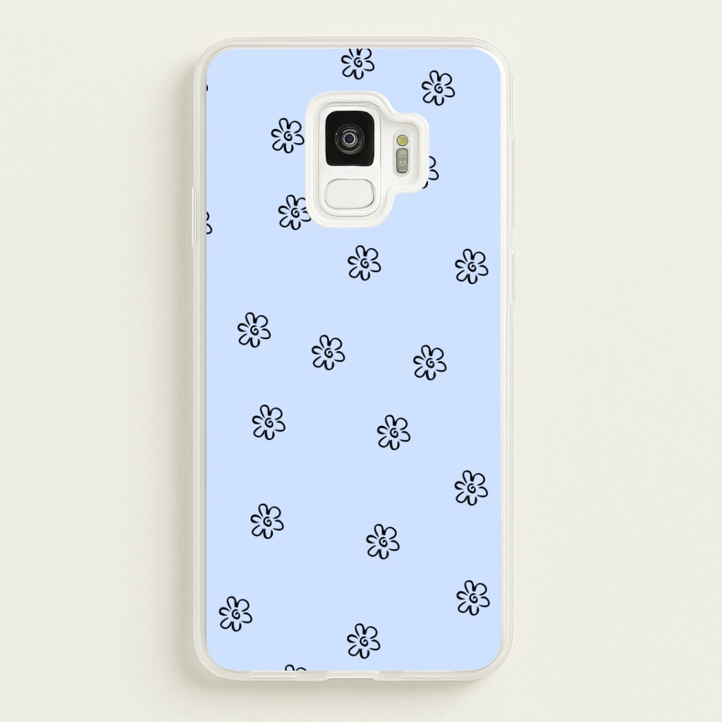 Detail Flower Pattern - Blue Phone Case