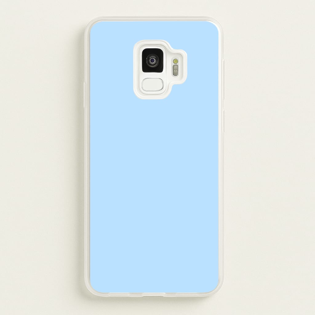 Back To Casics - Pretty Pastels - Plain Blue Phone Case