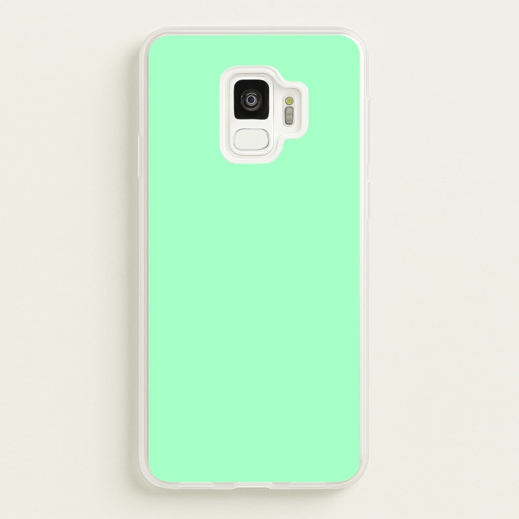 Back To Casics - Pretty Pastels - Plain Green Phone Case