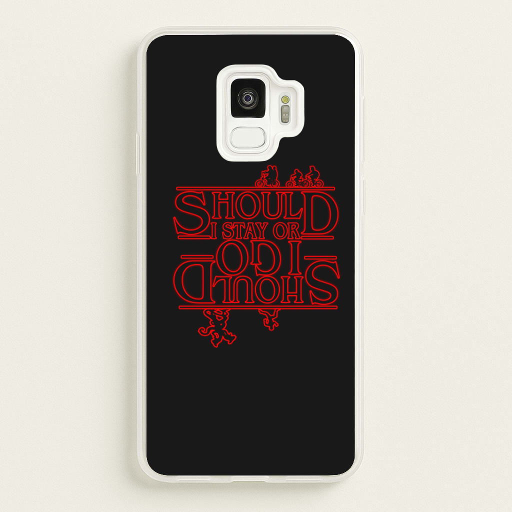 Should I Stay Or Should I Go Upside Down Phone Case