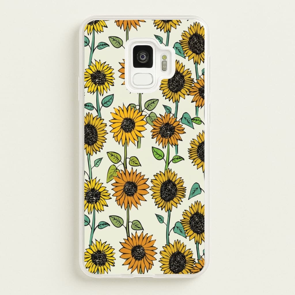Painted Sunflowers Phone Case