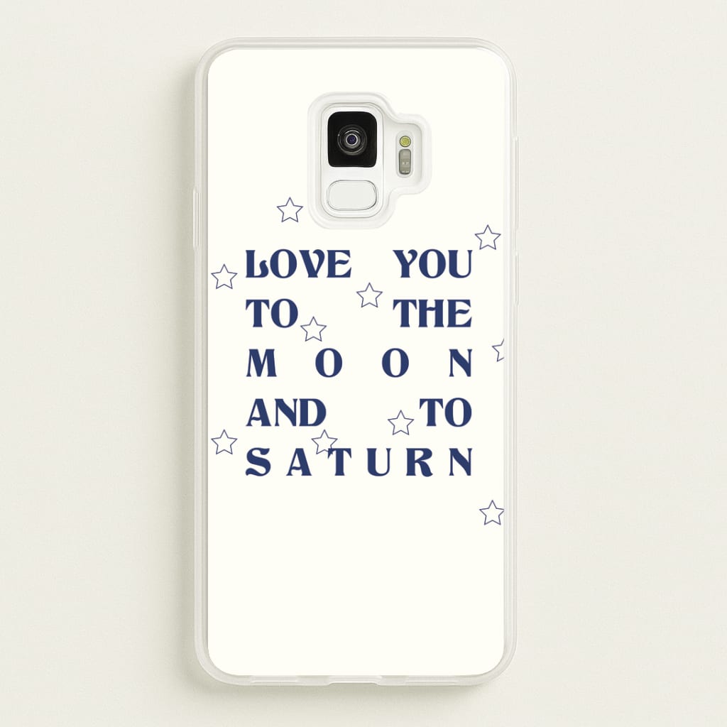 Love You To The Moon And To Saturn - Taylor Phone Case