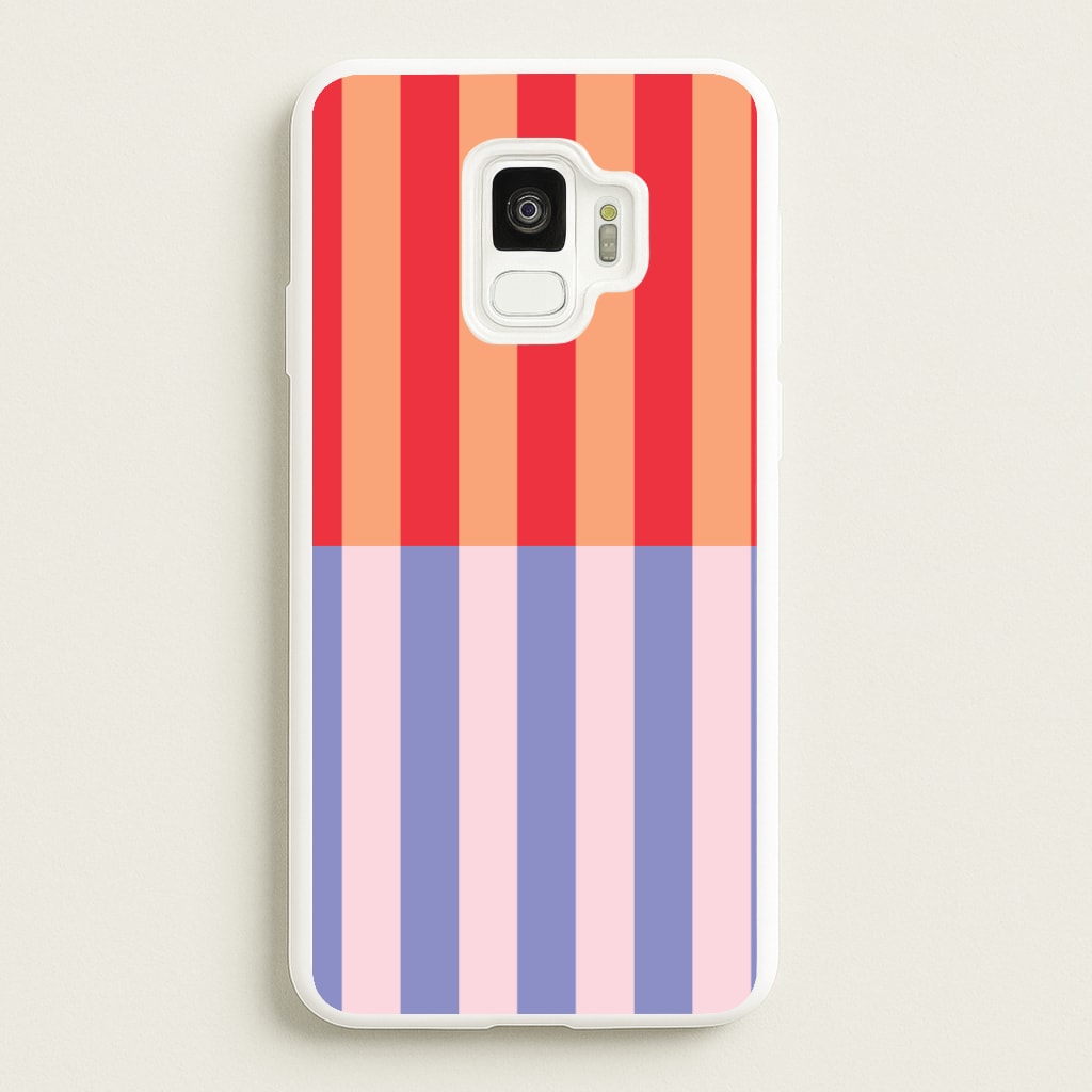 Multicoloured Pinstripe Abstract Pattern Phone Case