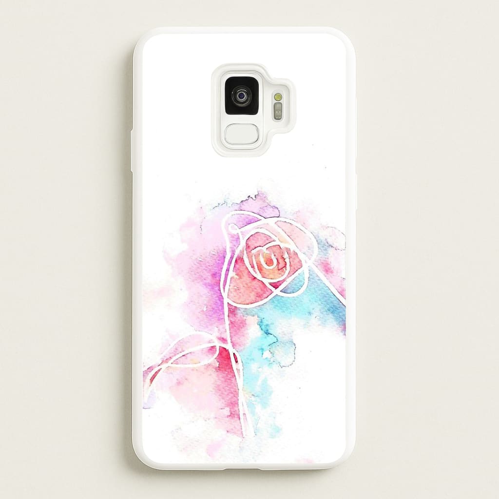 K-Pop Band Love Yourself Watercolour Painting Phone Case
