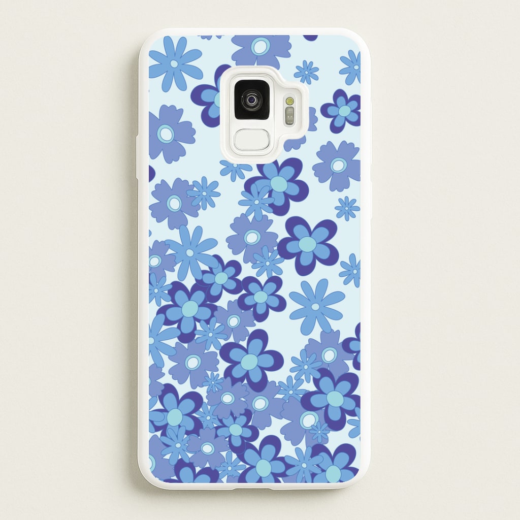 Blue Flowers - Floral Patterns Phone Case