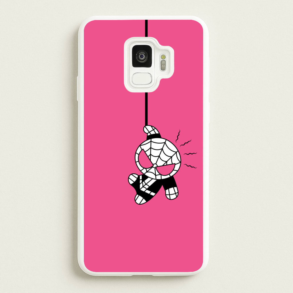 Pink Hanging Spider Hero Phone Case