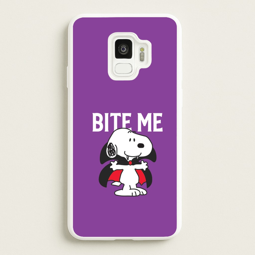 Bite Me Cartoon Beagle Phone Case