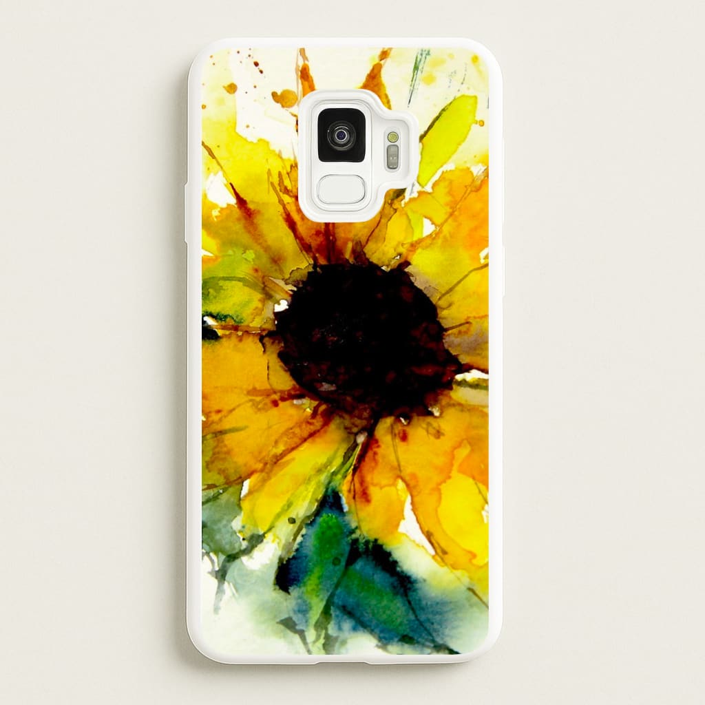 Watercolour Sunflower Phone Case