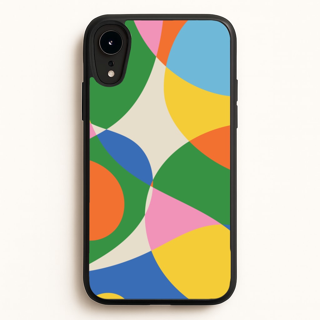 Colourful Abstract Shapes Pattern Phone Case