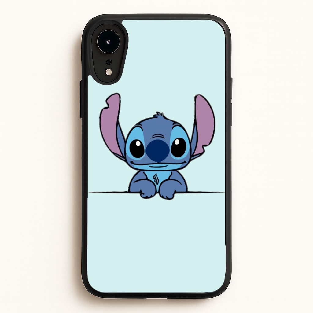 Alien Blue Leaning Phone Case