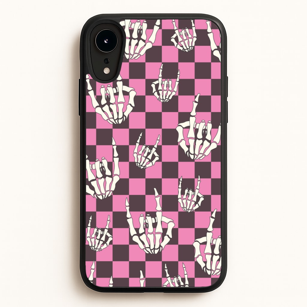 Rock On Skeleton Phone Case