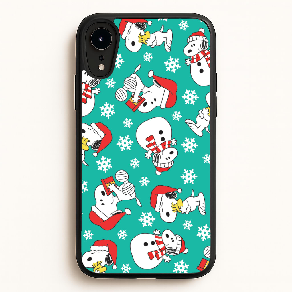 Christmas Cartoon Beagle Pattern Phone Case