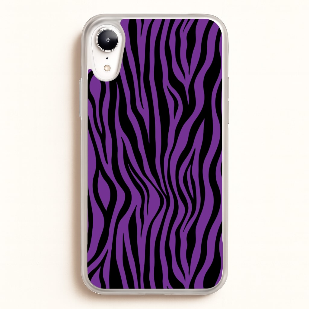 Purple Zebra - Animal Patterns Phone Case