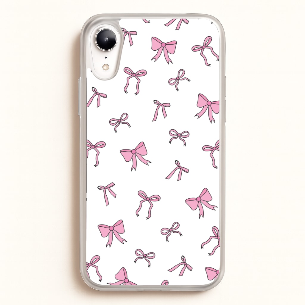 Coquette Variety Pink Bows Pattern Phone Case