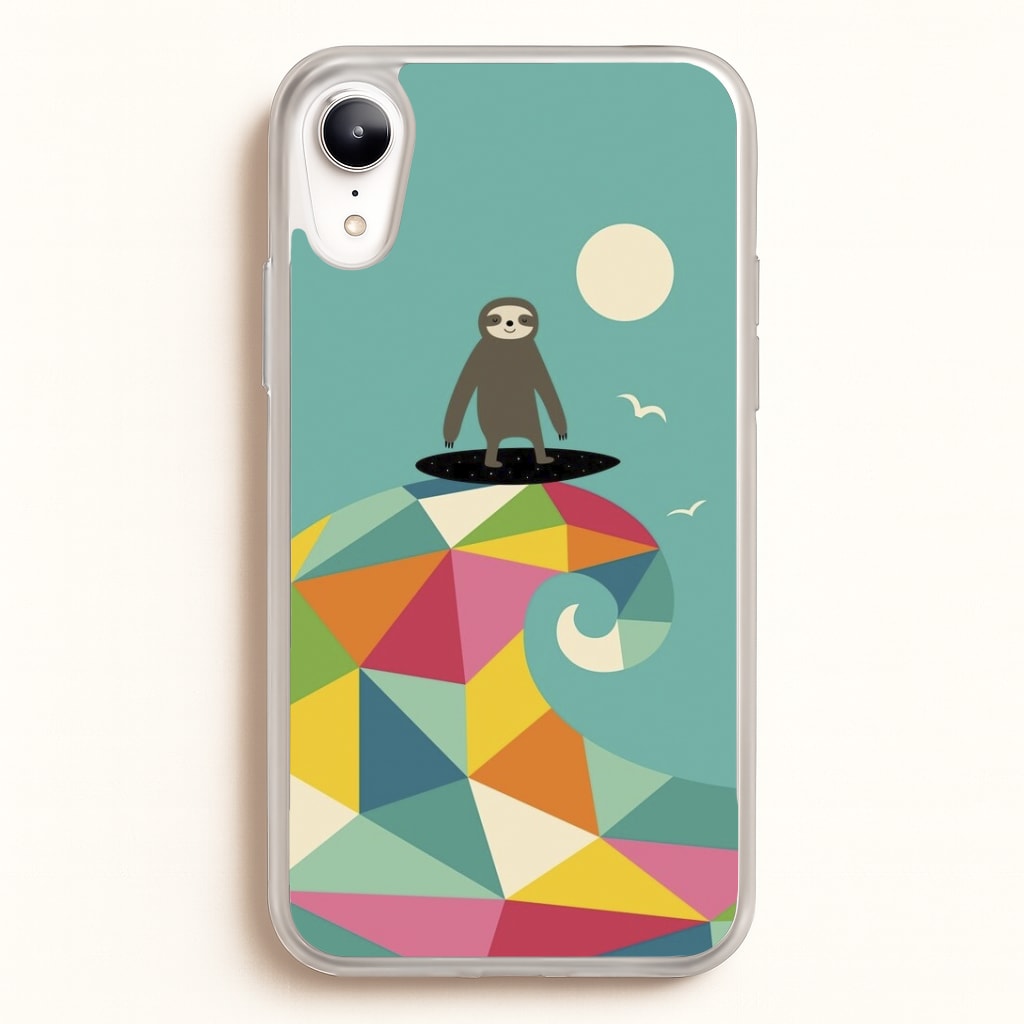 Surfing Sloth Phone Case