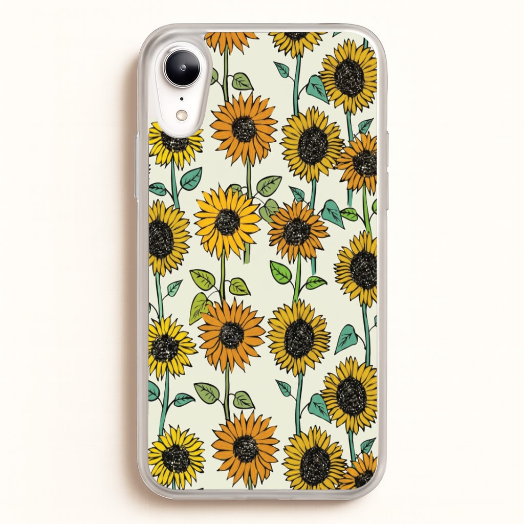Painted Sunflowers Phone Case