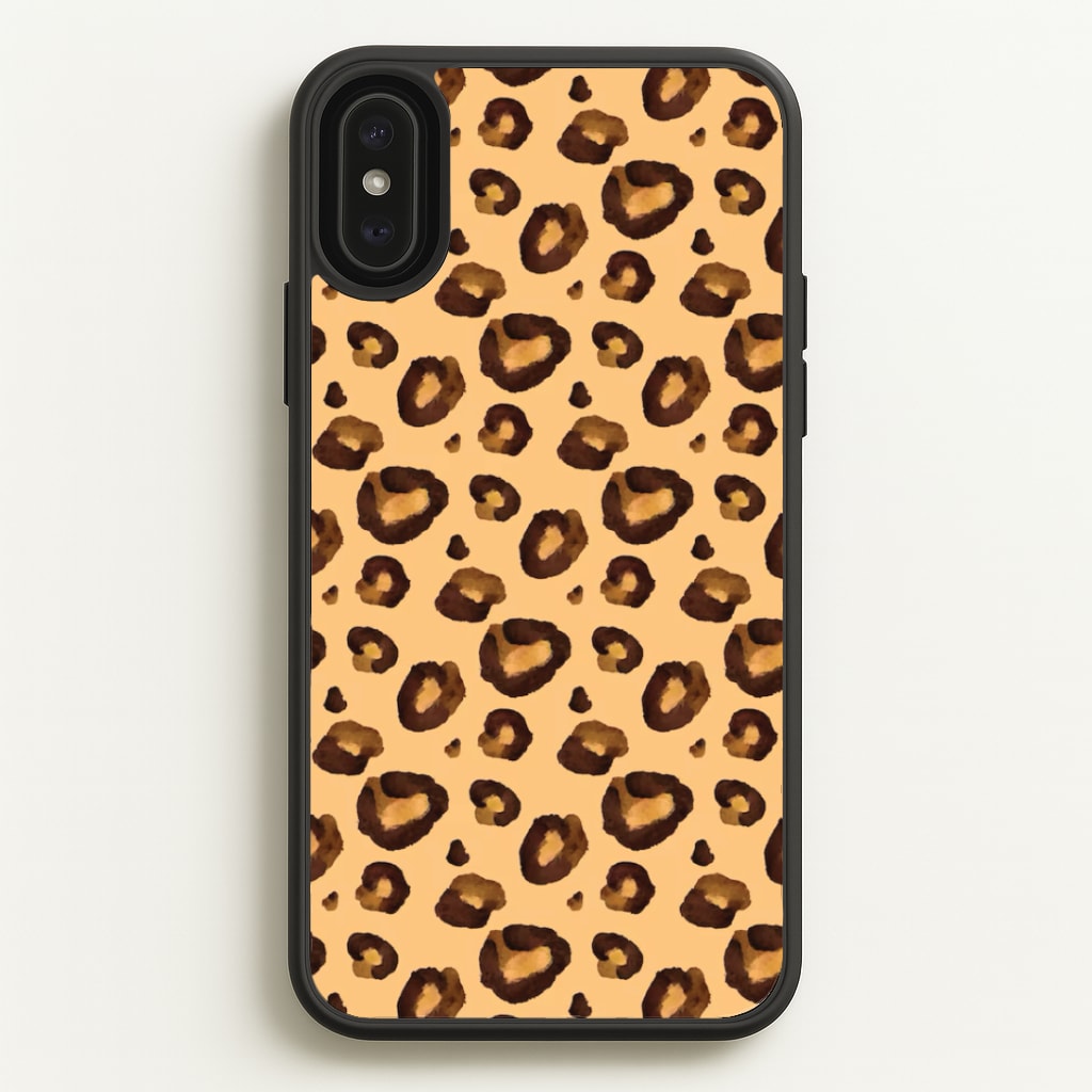 Watercolour Cheetah Print Phone Case