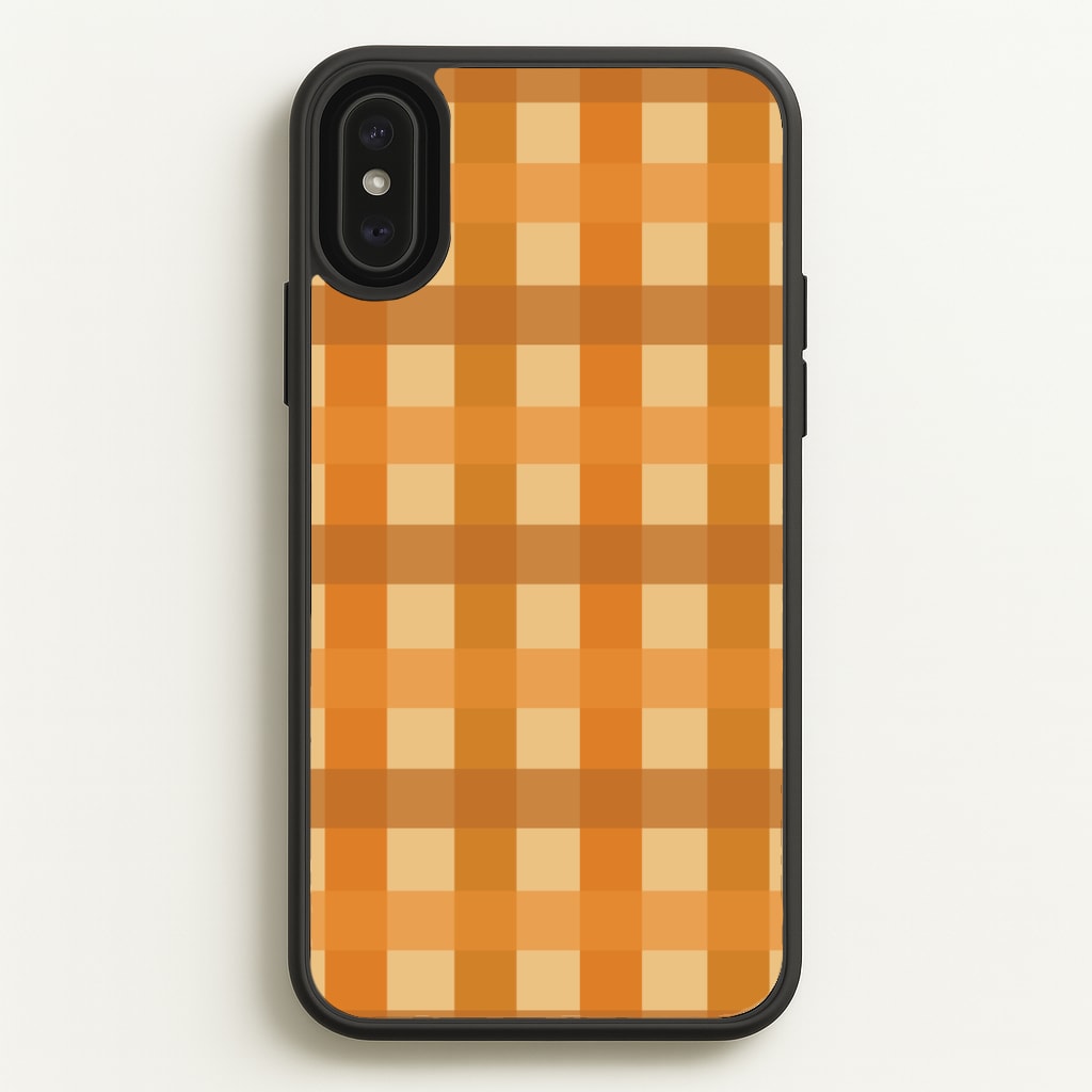 Orange Plaid Pattern- Autumn Phone Case