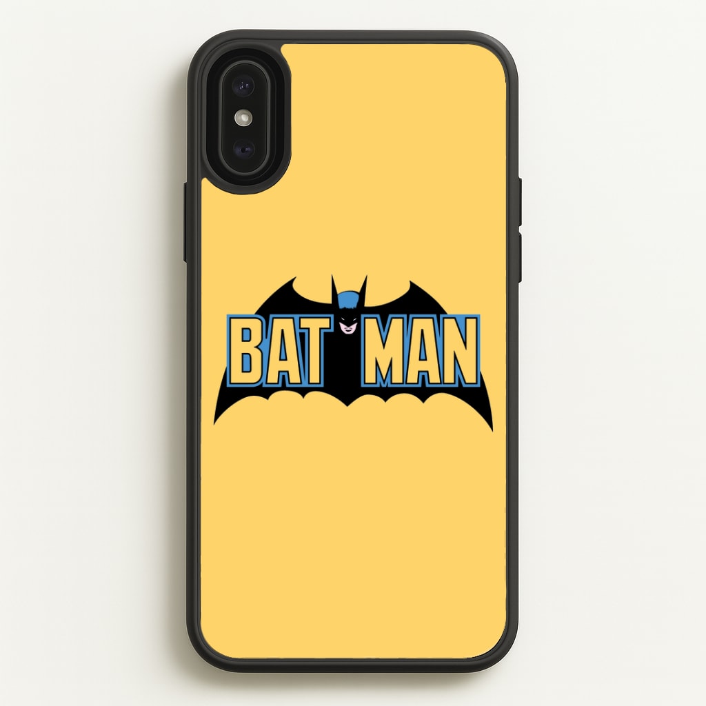 Yellow Bat Superhero Logo Phone Case