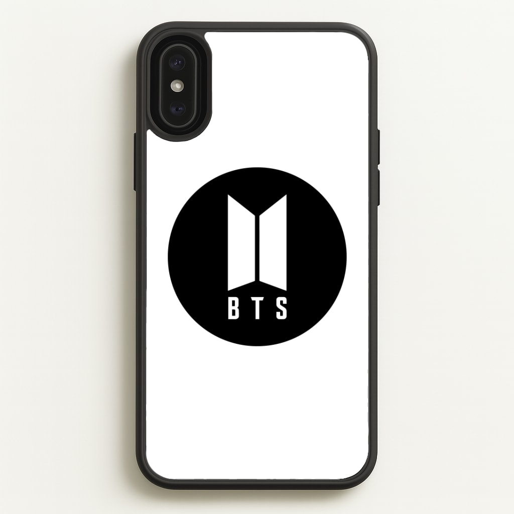 BTS logo Black - K Pop Phone Case