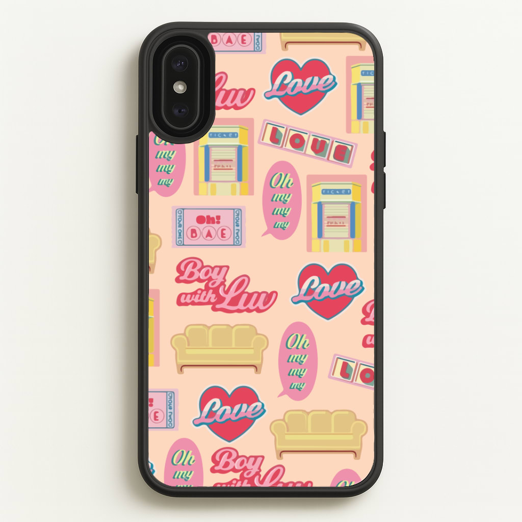 K-Pop Band Icon Pattern Phone Case