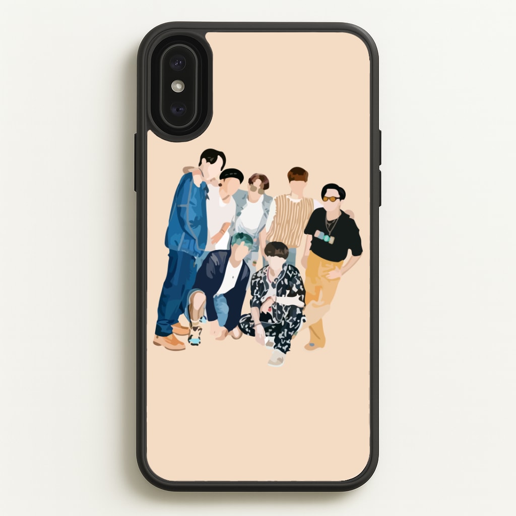Casual K-Pop Band Band Phone Case