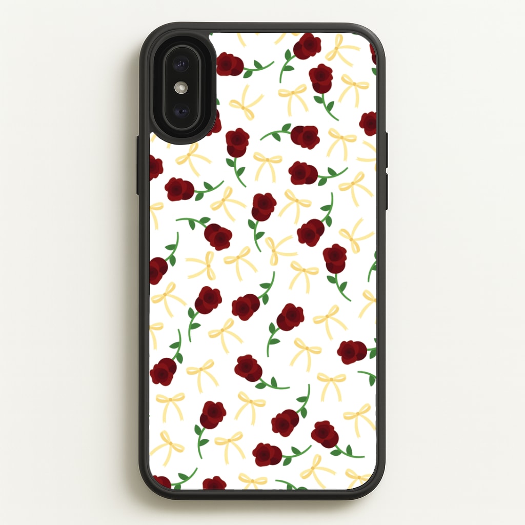 Roses And Bows Pattern Phone Case