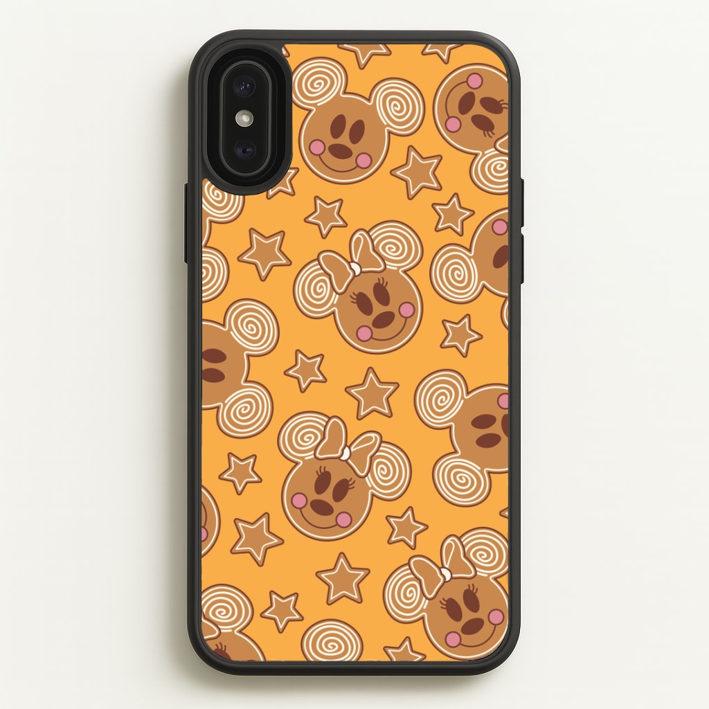 Cartoon Mouse Gingerbread Pattern Phone Case