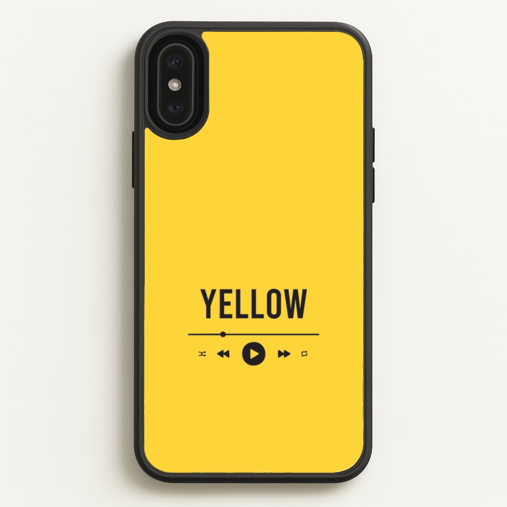 Yellow Music Player Phone Case