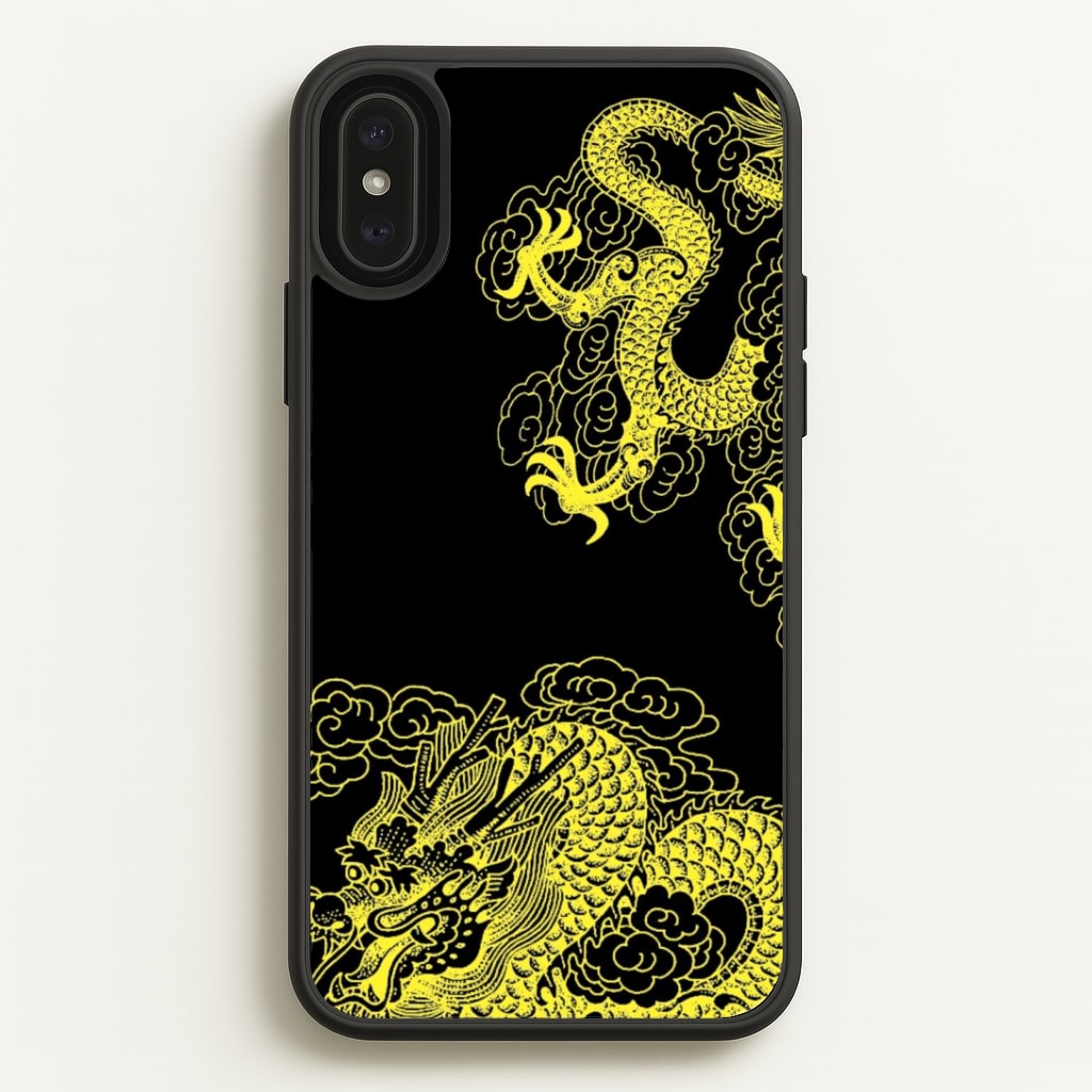 Yellow Dragon Phone Case