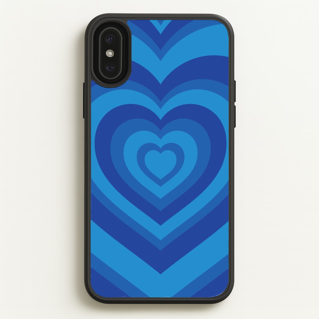 Blue - Colourful Hearts Phone Case