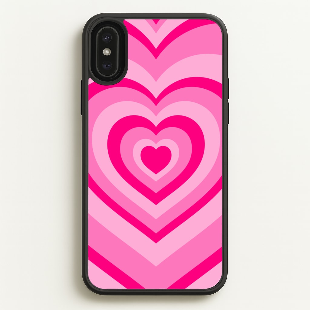 Pink - Colourful Hearts Phone Case