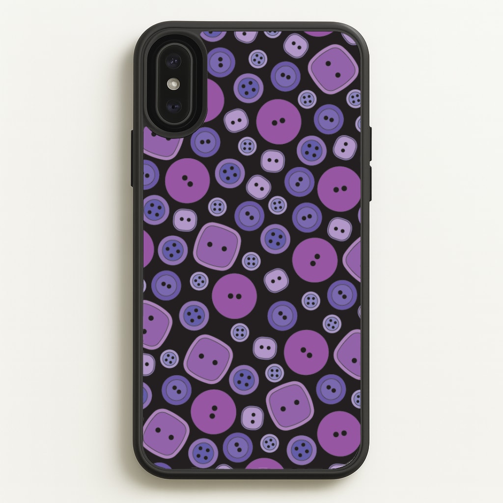 Button Pattern Phone Case