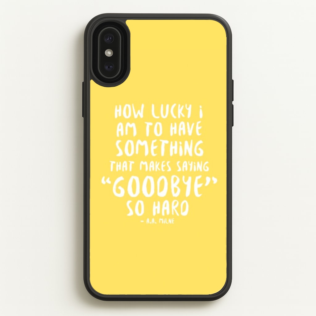 How Lucky I Am - Winnie Phone Case