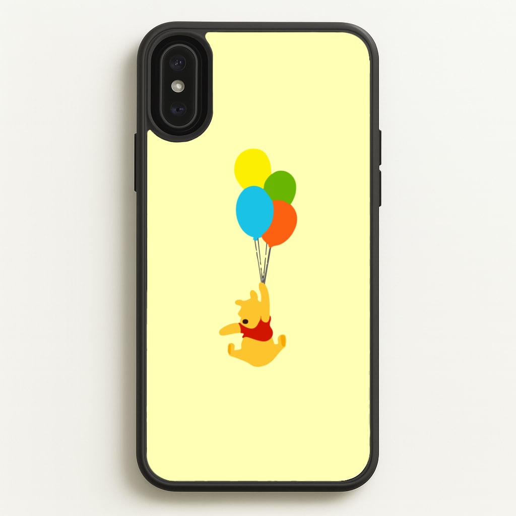 Pooh On Balloons Phone Case