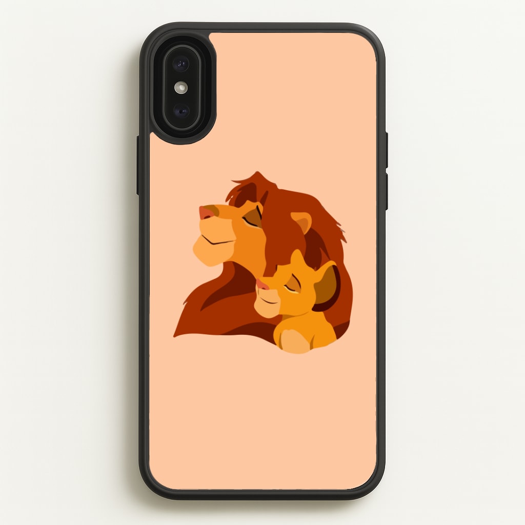 King Lion And Cub Phone Case