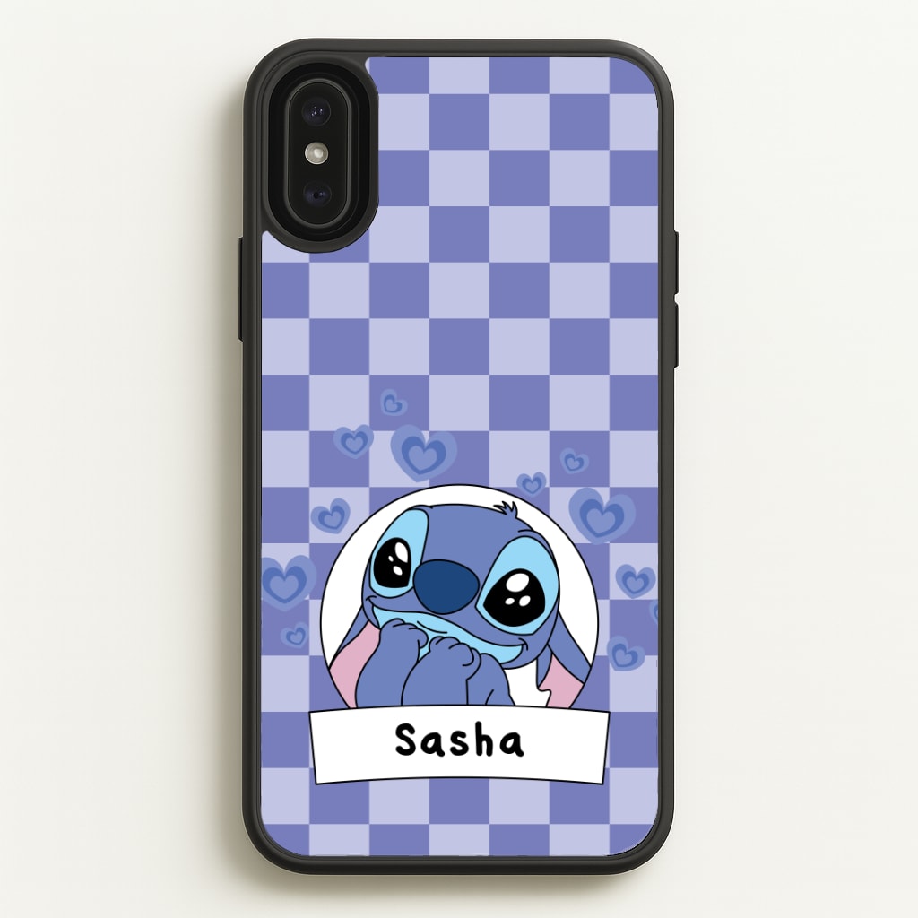 Personalised Cute Blue Alien Phone Case