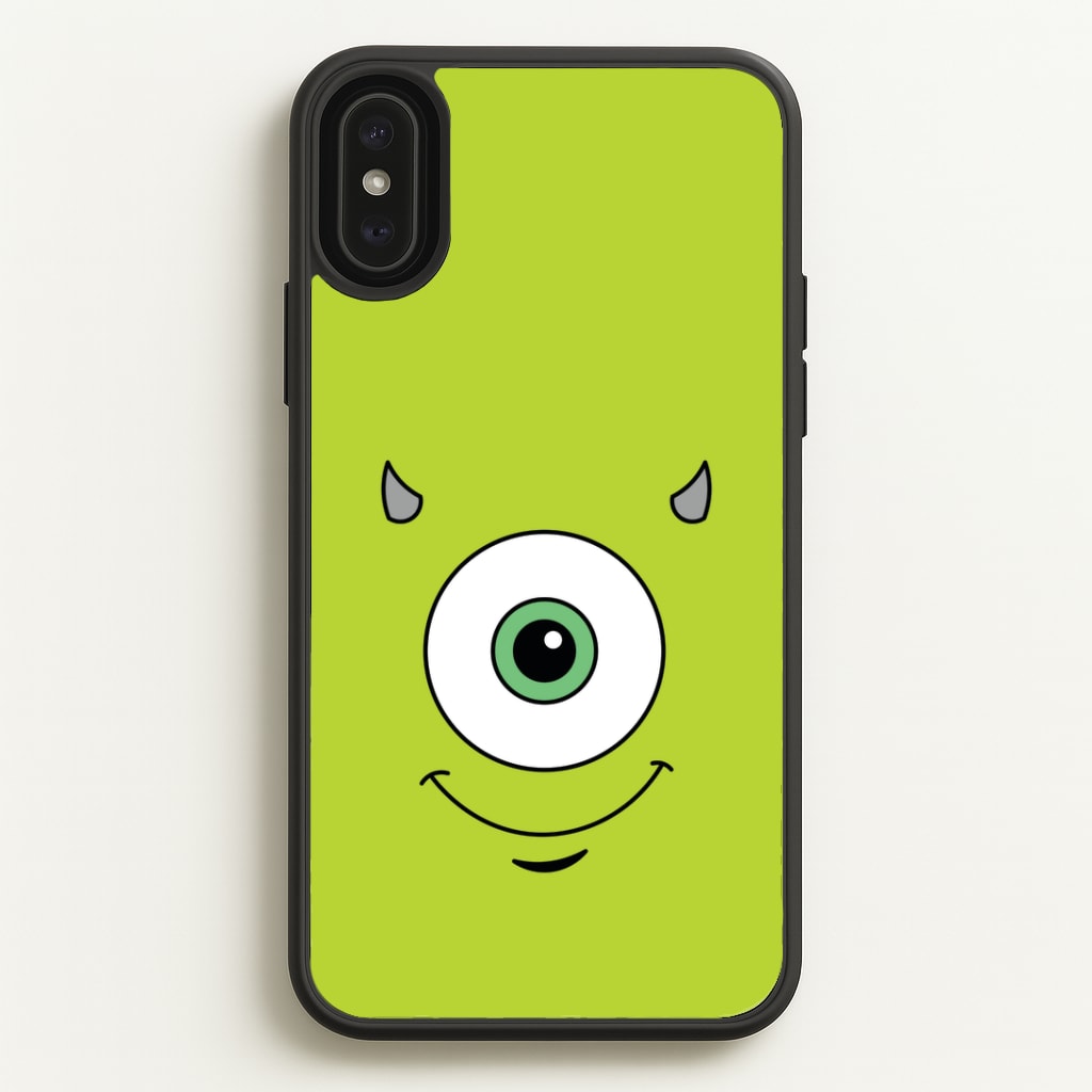 Green Monster Face Phone Case
