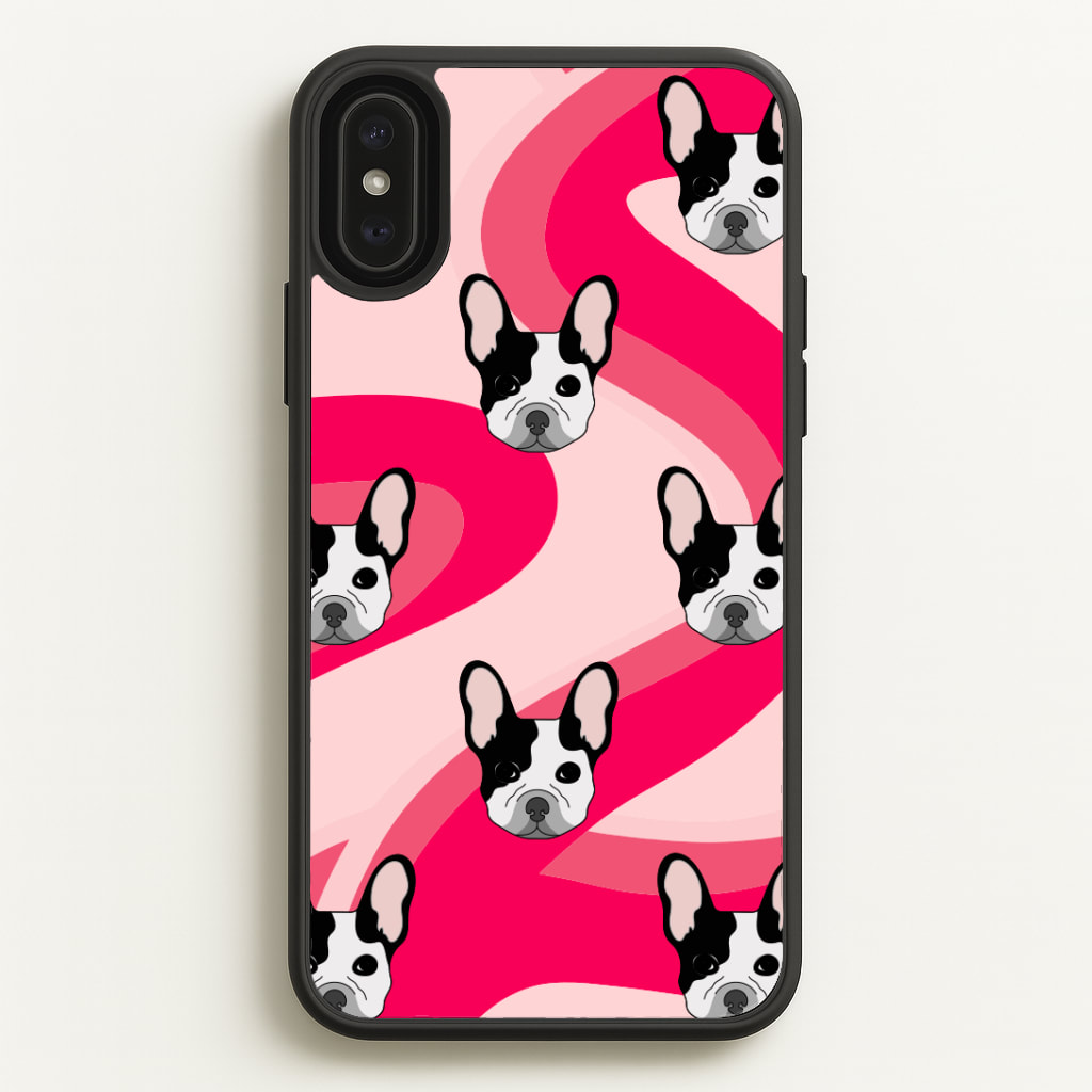Abstact Frenchie - Dog Pattern Phone Case