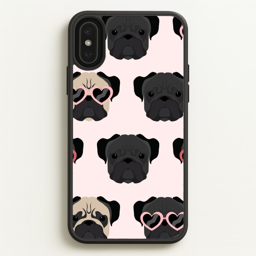 Sunny Pug Life - Dog Pattern Phone Case