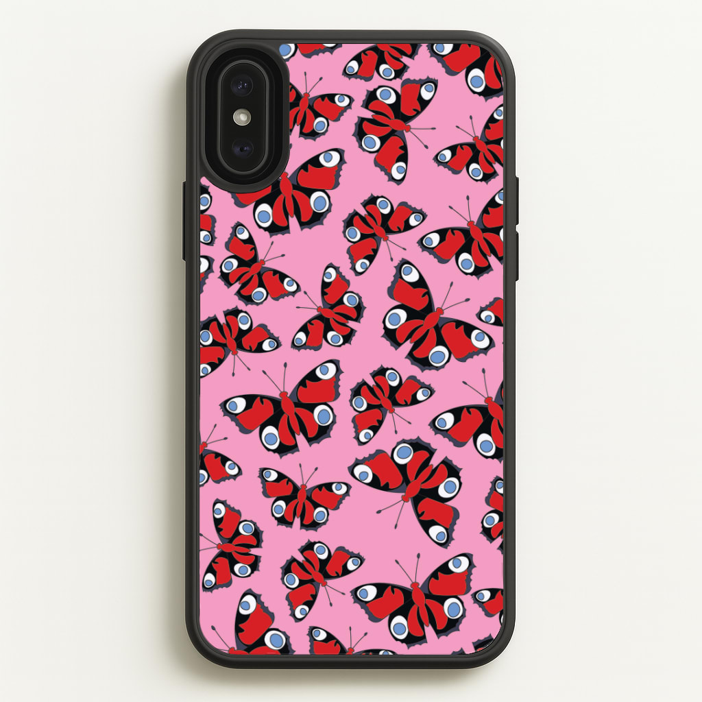 Red Butterfly - Butterfly Patterns Phone Case