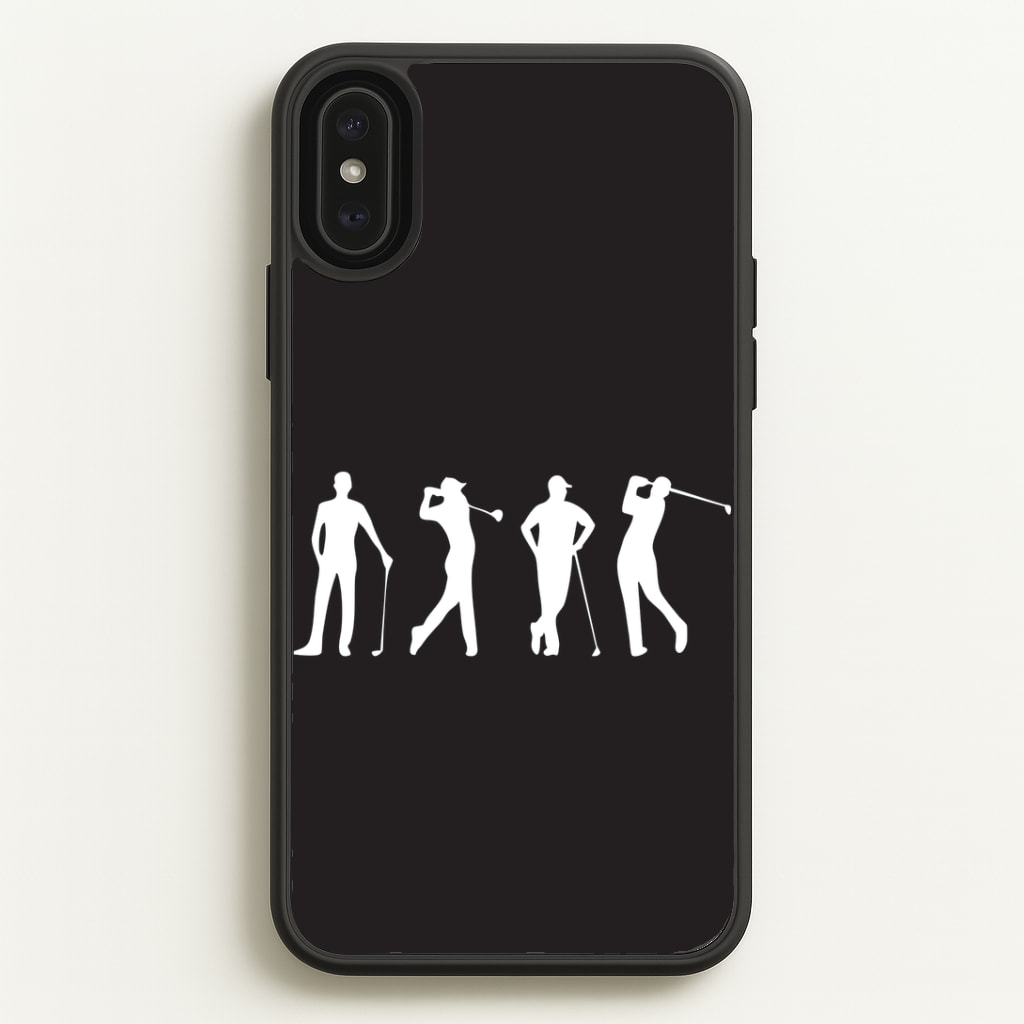 Golf Silhouettes Phone Case