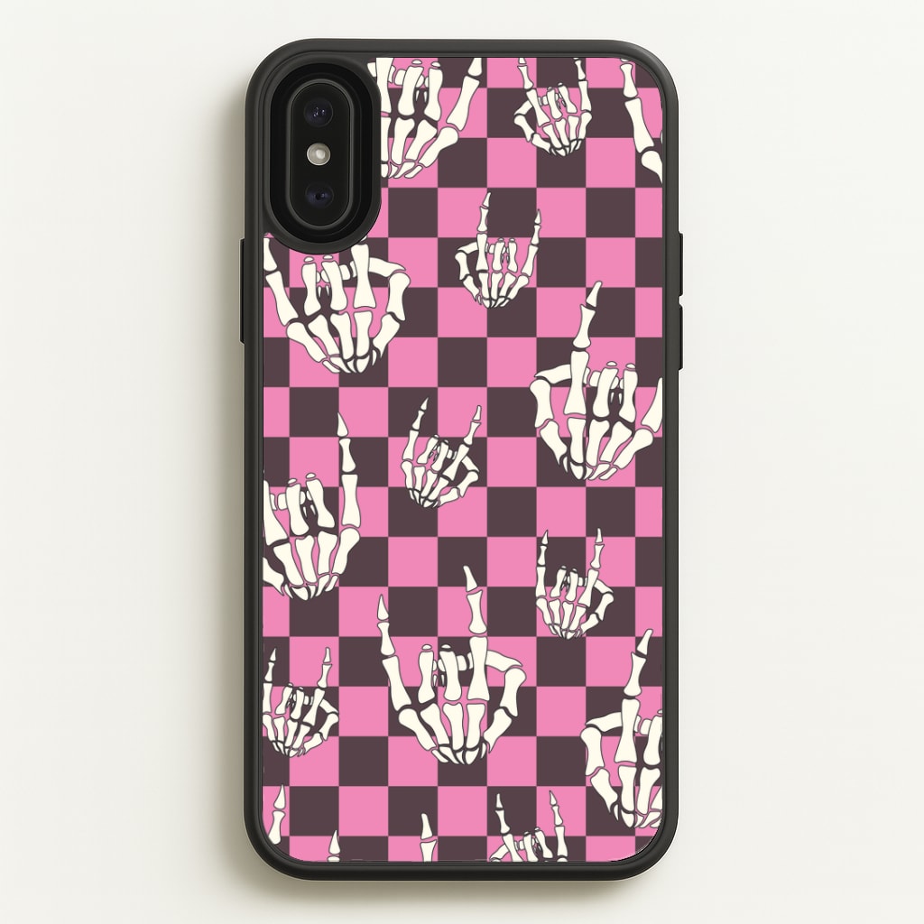 Rock On Skeleton Phone Case